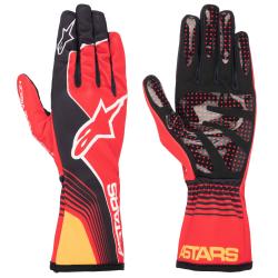 Rukavice Alpinestars Tech 1-K Race V2, ierne / oranov